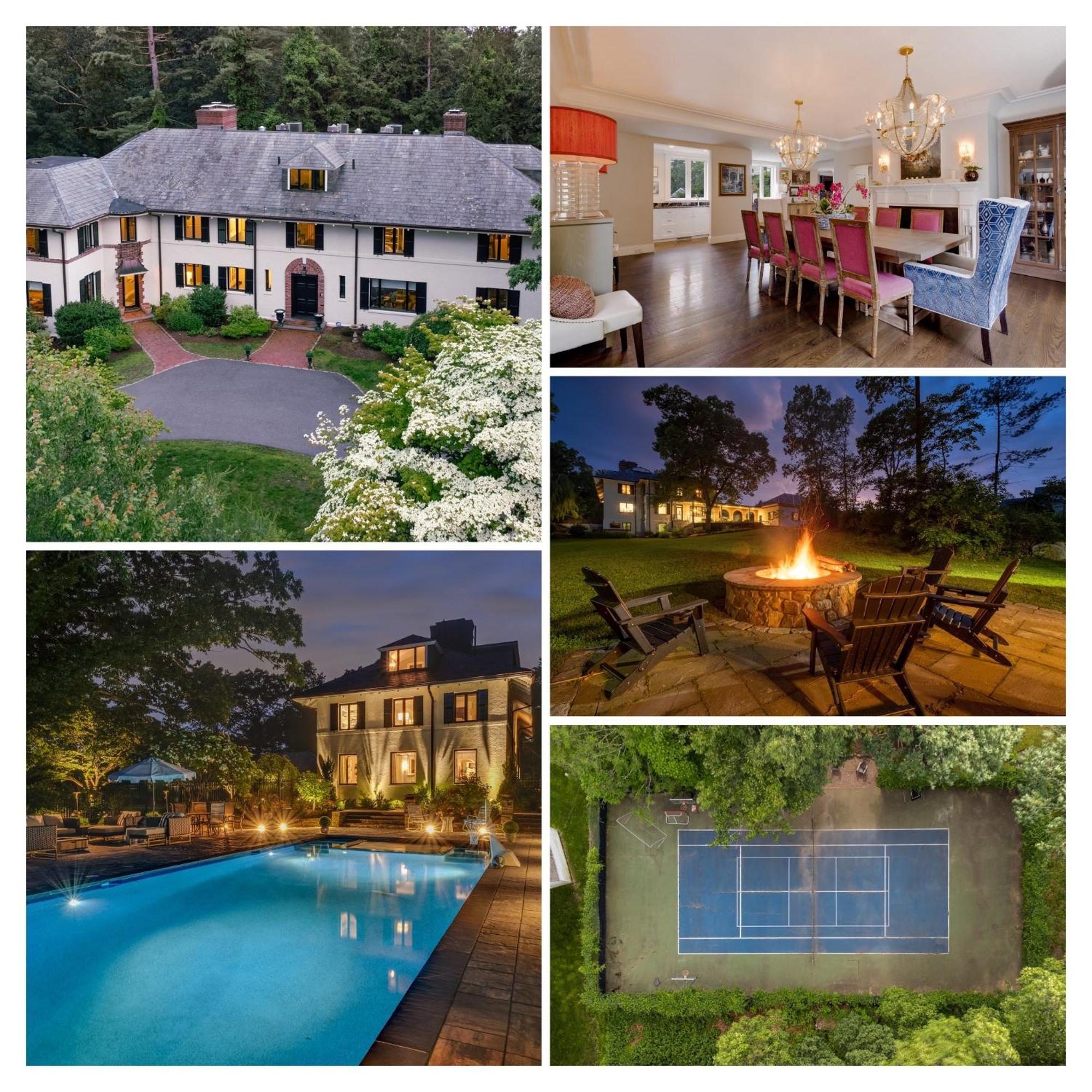 Boston Mansion Heated Pool Fire Pit Tennis Needham Eksteriør bilde